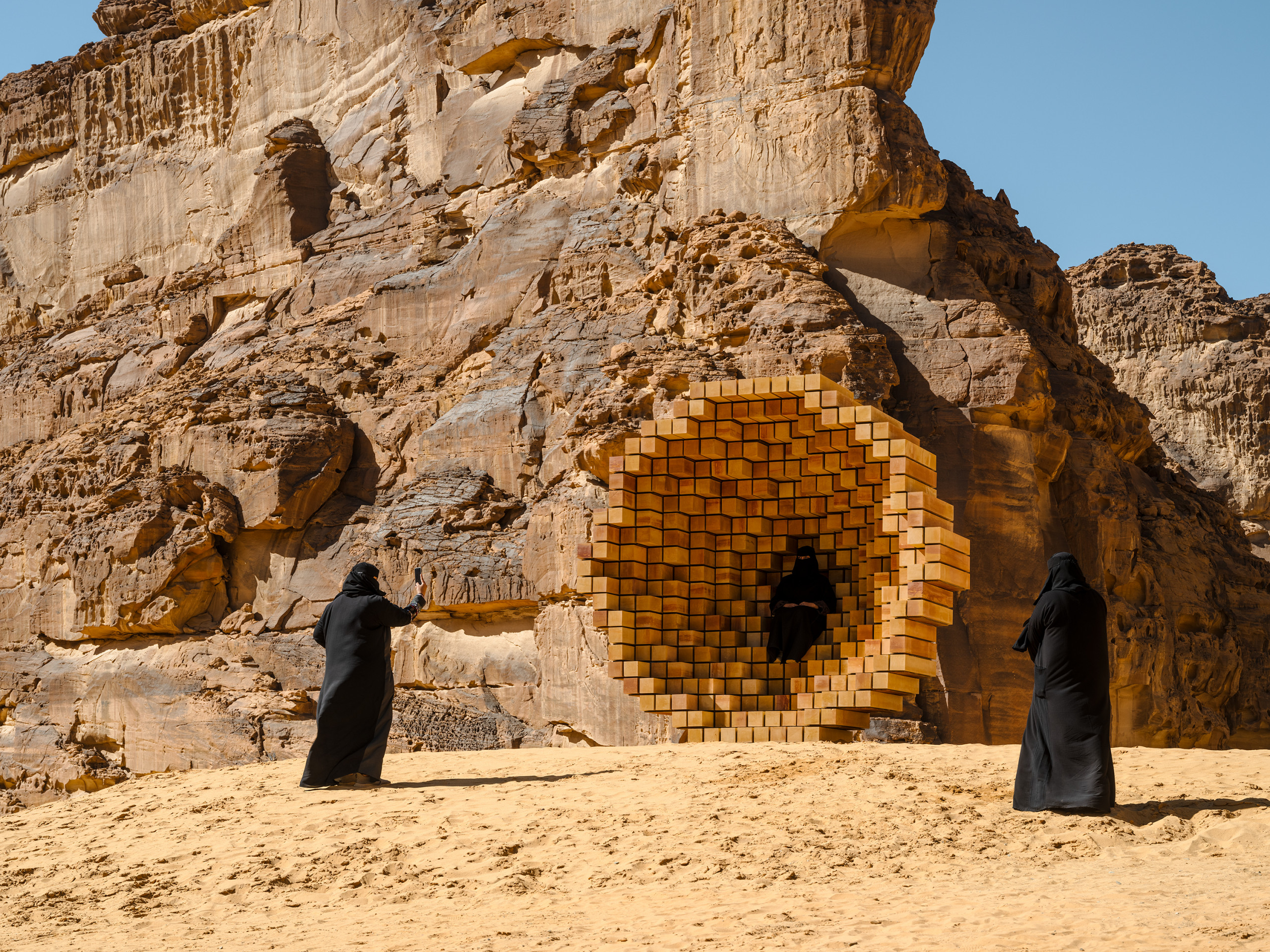 Dana Awartani, *Where the Dwellers Lay*, Desert X AlUla 2022.