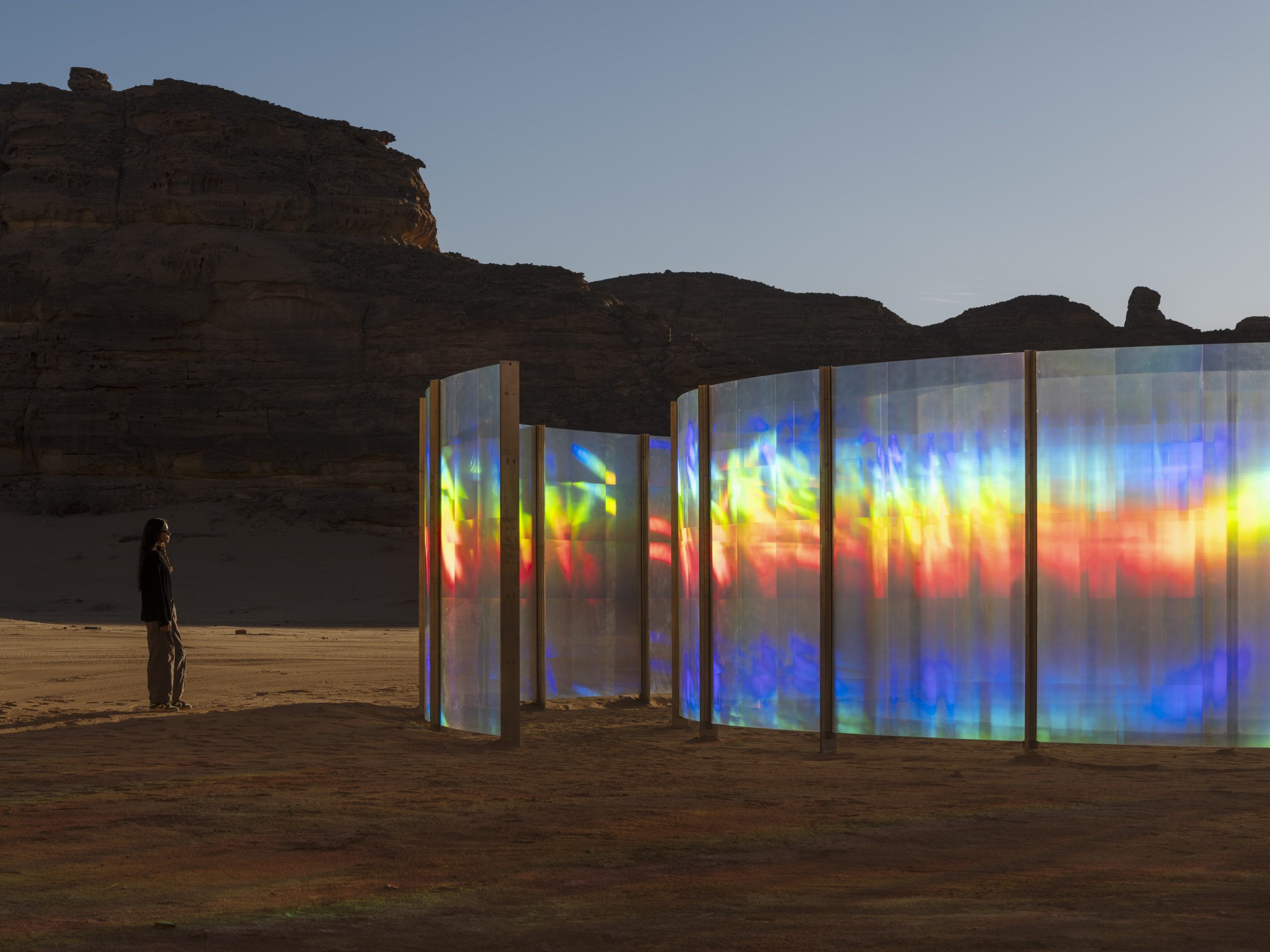 Kimsooja, *To Breathe*, Desert X AlUla 2024.