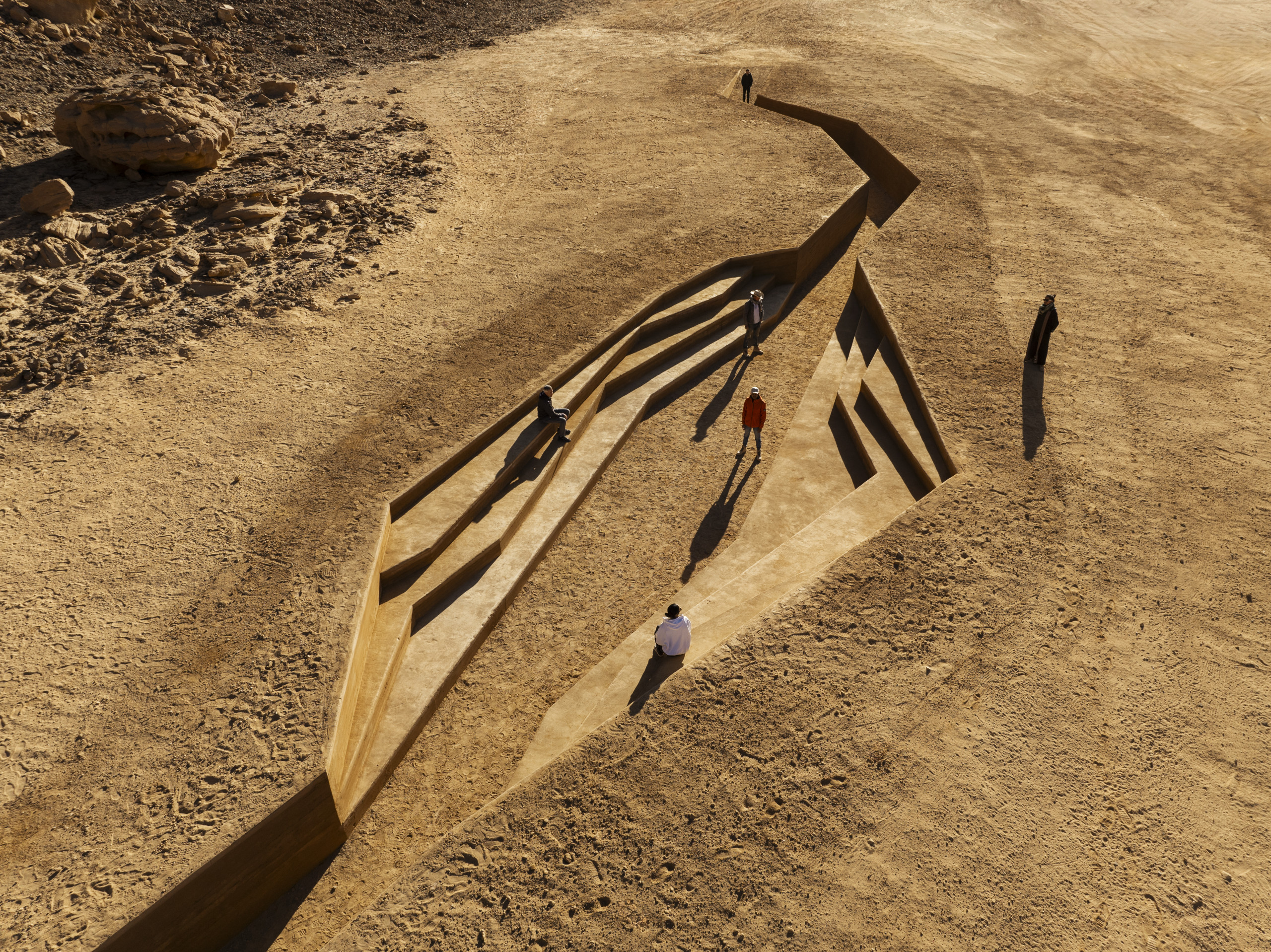 Sara Alissa and Nojoud Alsudairi, *Invisible Possibilities: When the Earth Began to Look at Itself*, Desert X AlUla 2024.