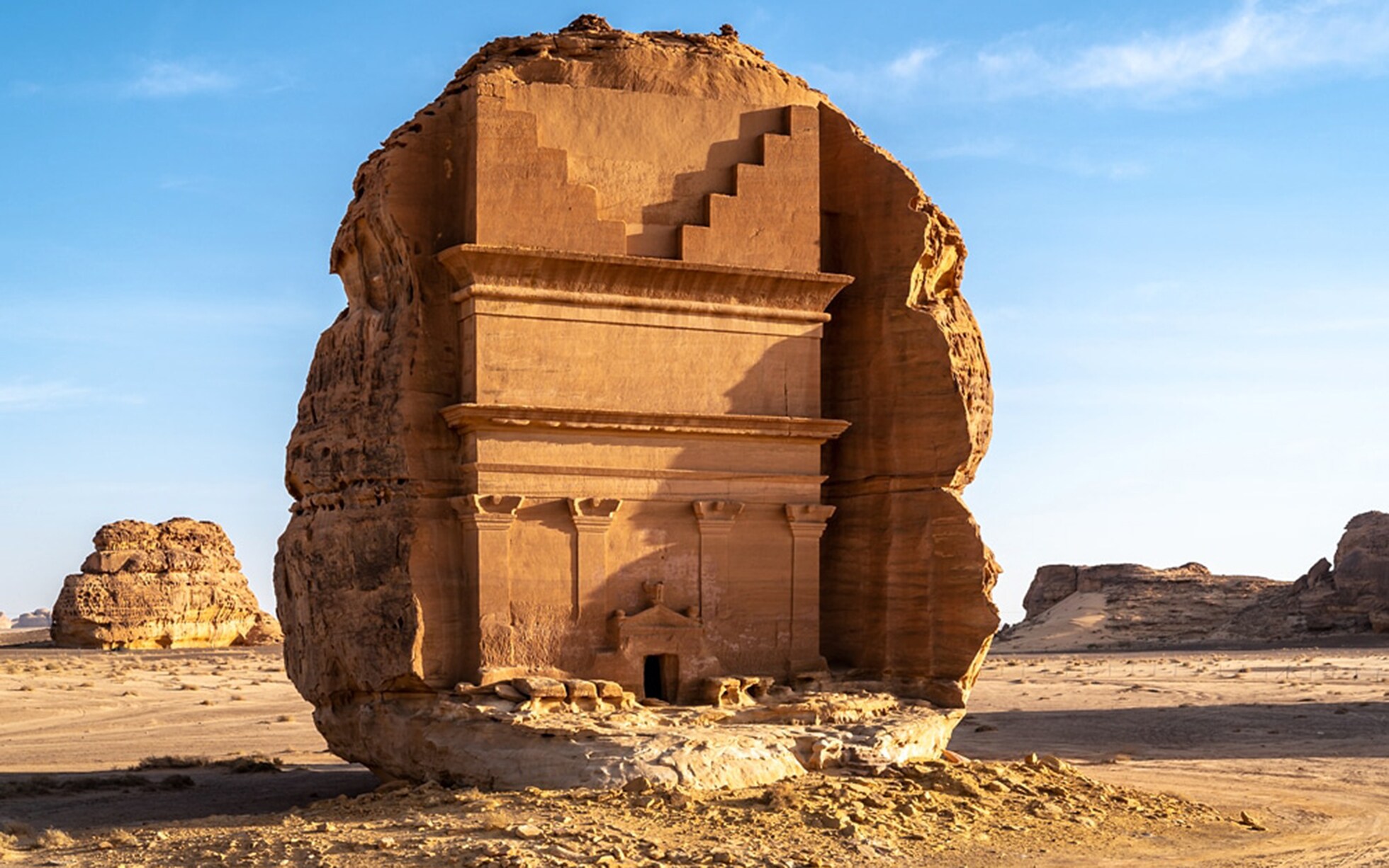 UNESCO World Heritage Site of Hegra. Photo courtesy The Telegraph.