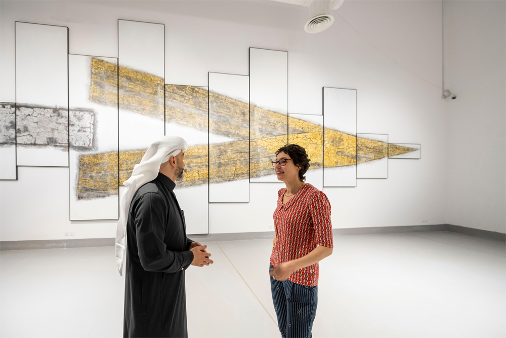 E Pluribus Unum – A Modern Fossil at Diriyah Contemporary Art Biennale. Photo courtesy of Ithra.