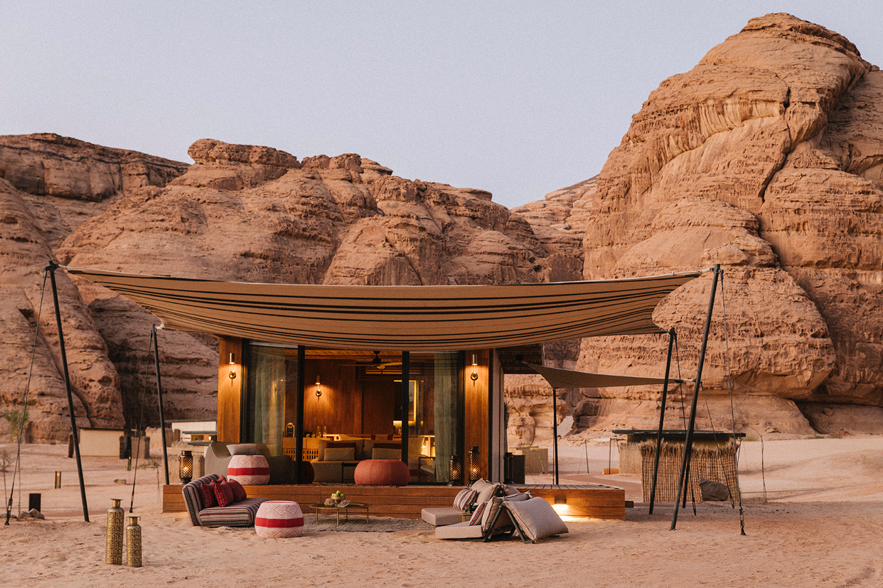 Habitas AlUla hotel. Photo courtesy of Habitas.
